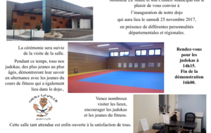 Inauguration du Dojo