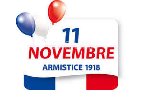 Pas de cours le mercredi 11 novembre